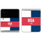 USA Flag Color Block Galaxy Z Flip3 5G Skin